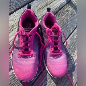 Skechers Pink Athletic Shoes Lightweight Mesh Design